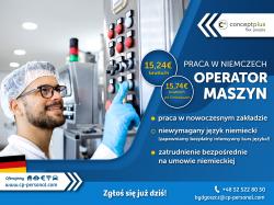 Operator maszyn (k/m) - Niemcy - nawet 15,74 €!